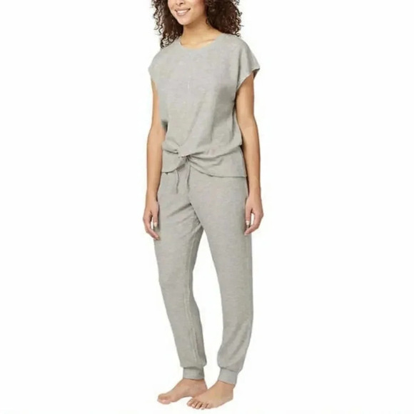 Buffalo David Bitton Ladies Lounge Grey 2 Piece Set - Picture 1 of 16